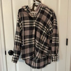 American eagle sweatshirt flannel size medium